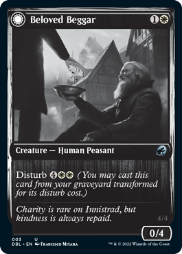 Beloved Beggar // Generous Soul [Innistrad: Double Feature] | Chromatic Games