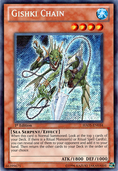 Gishki Chain [HA05-EN034] Secret Rare | Chromatic Games