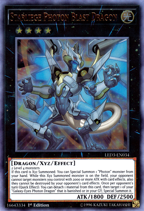 Starliege Photon Blast Dragon [LED3-EN034] Ultra Rare | Chromatic Games