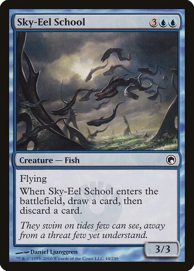 Sky-Eel School [Scars of Mirrodin] | Chromatic Games