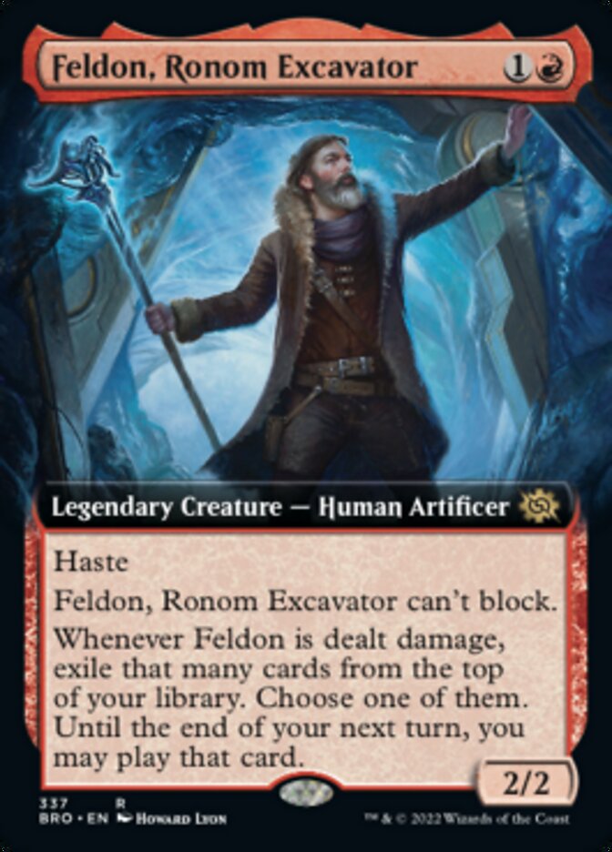 Feldon, Ronom Excavator (Extended Art) [The Brothers' War] | Chromatic Games