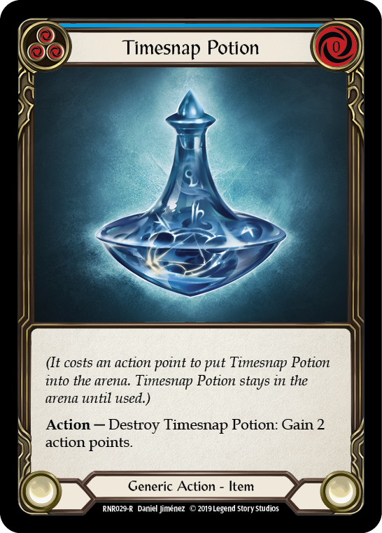 Timesnap Potion [RNR029-R] (Rhinar Hero Deck)  1st Edition Normal | Chromatic Games