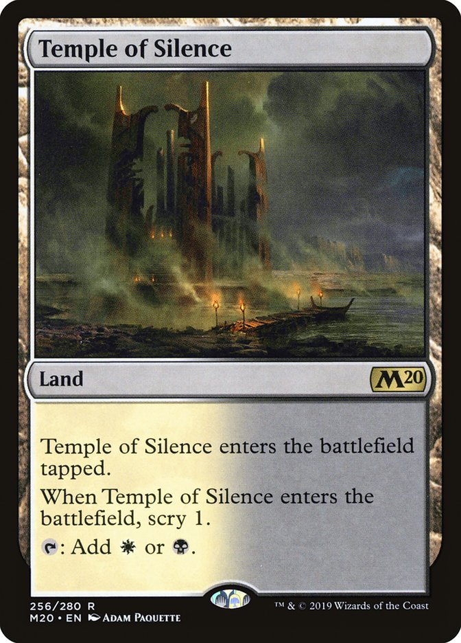 Temple of Silence [Core Set 2020] | Chromatic Games