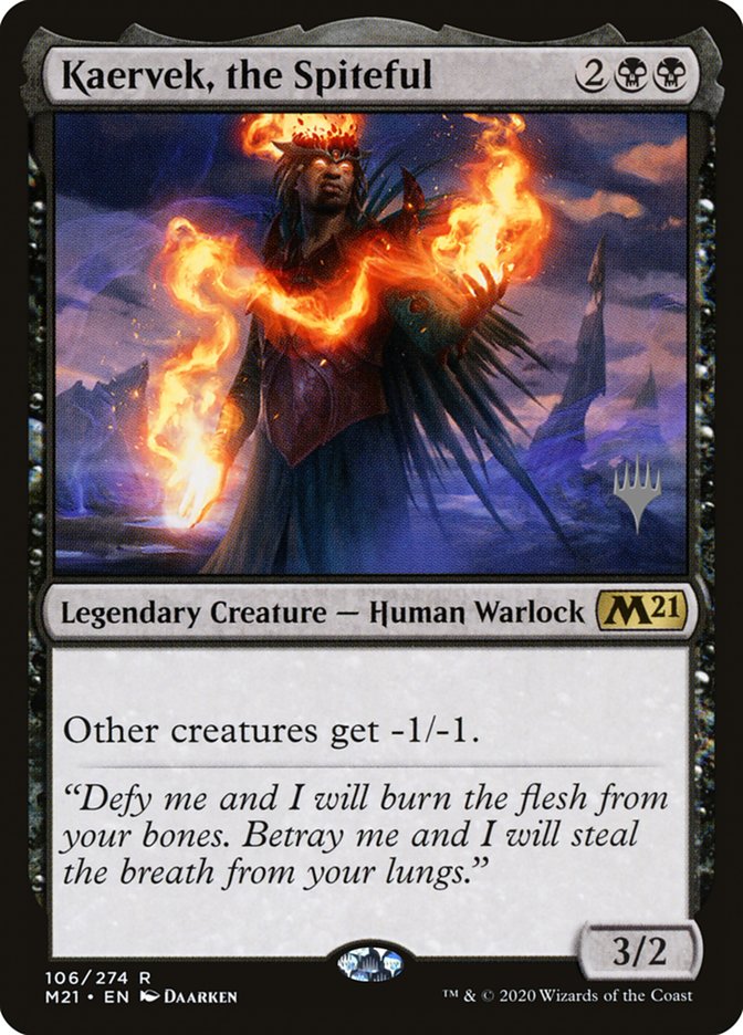 Kaervek, the Spiteful (Promo Pack) [Core Set 2021 Promos] | Chromatic Games