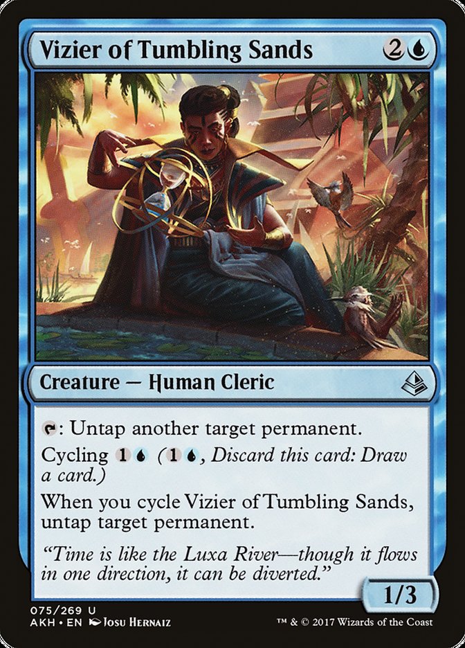 Vizier of Tumbling Sands [Amonkhet] | Chromatic Games