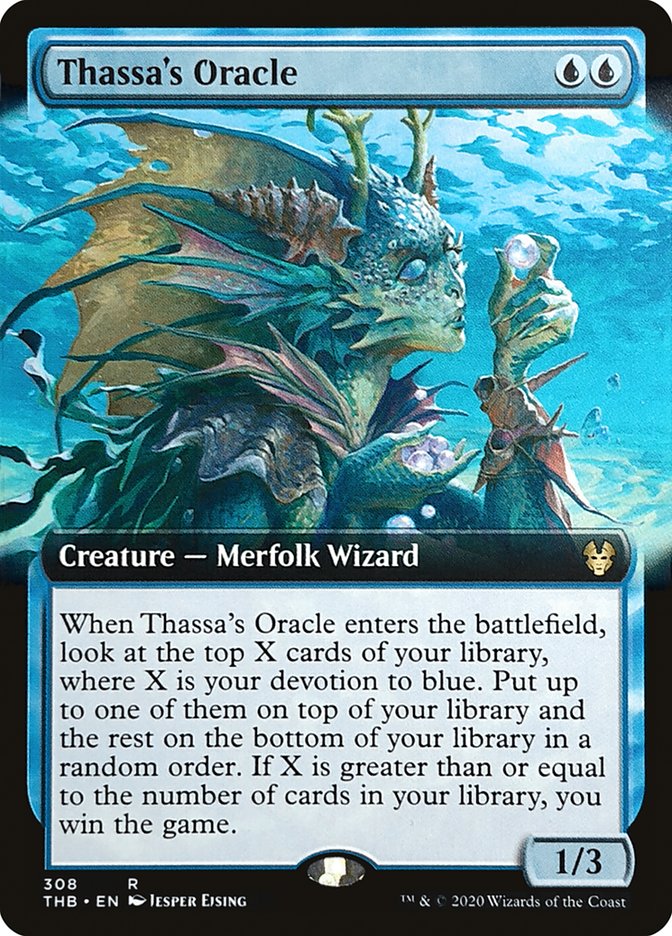 Thassa's Oracle (Extended Art) [Theros Beyond Death] | Chromatic Games
