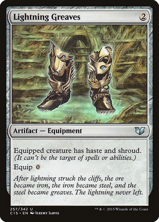 Lightning Greaves [Commander 2015] | Chromatic Games