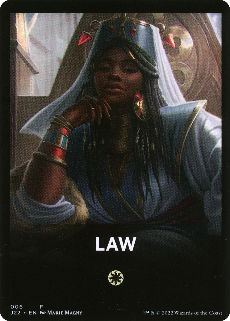 Law Theme Card [Jumpstart 2022 Front Cards] | Chromatic Games