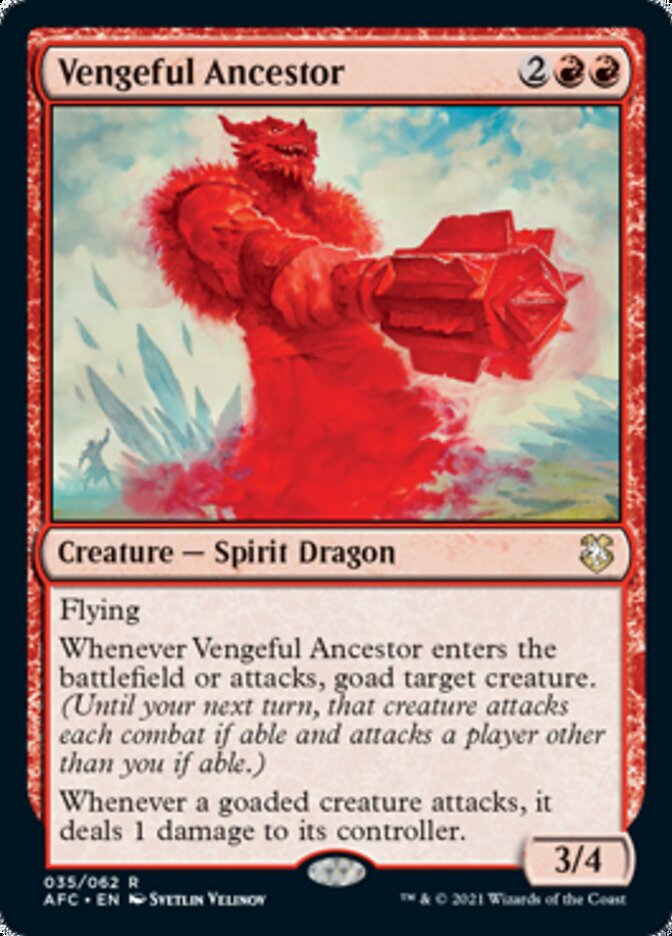 Vengeful Ancestor [Dungeons & Dragons: Adventures in the Forgotten Realms Commander] | Chromatic Games