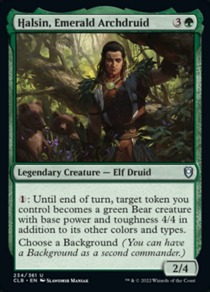 Halsin, Emerald Archdruid [Commander Legends: Battle for Baldur's Gate] | Chromatic Games