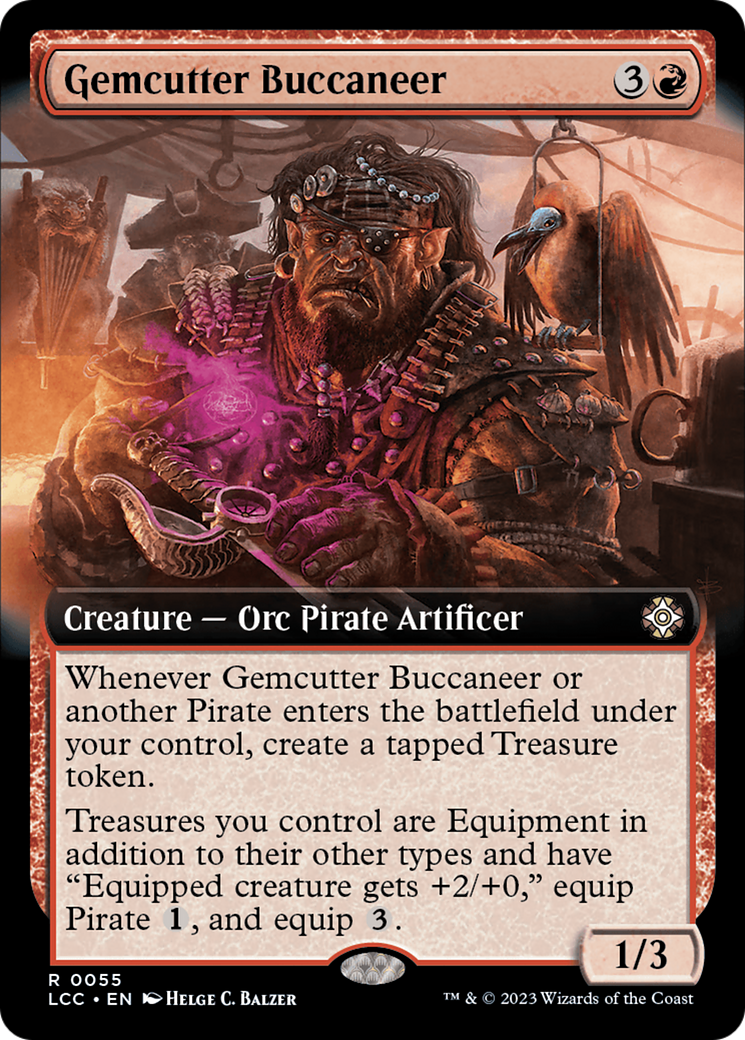 Gemcutter Buccaneer (Extended Art) [The Lost Caverns of Ixalan Commander] | Chromatic Games