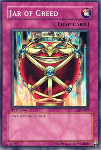 Jar of Greed [LON-047] Super Rare | Chromatic Games