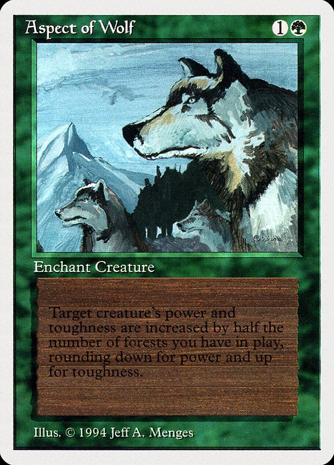 Aspect of Wolf [Summer Magic / Edgar] | Chromatic Games