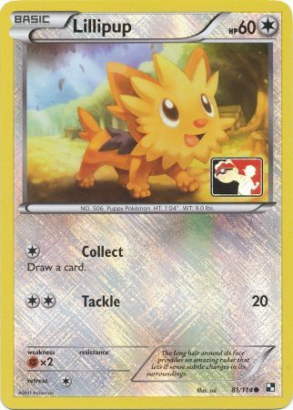 Lillipup (81/114) (League Promo) [Black & White: Base Set] | Chromatic Games