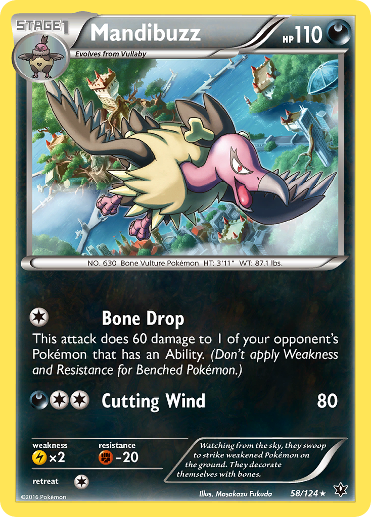 Mandibuzz (58/124) [XY: Fates Collide] | Chromatic Games