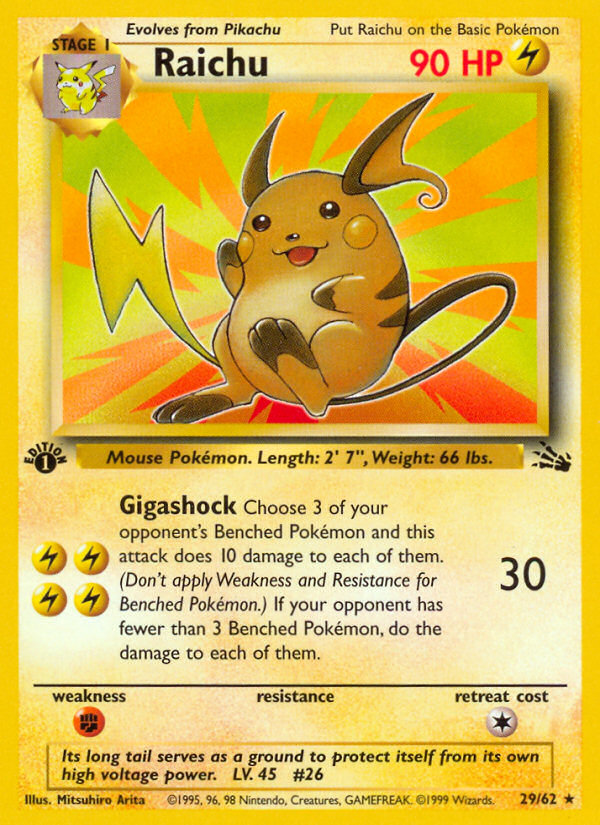 Raichu [Fossil] | Chromatic Games