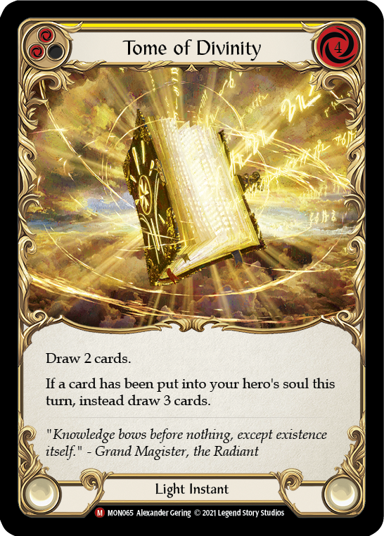 Tome of Divinity [MON065-RF] (Monarch)  1st Edition Rainbow Foil | Chromatic Games