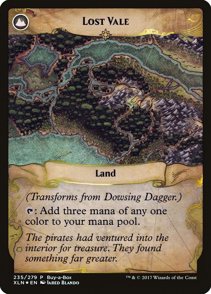 Dowsing Dagger // Lost Vale (Buy-A-Box) [Ixalan Treasure Chest] | Chromatic Games