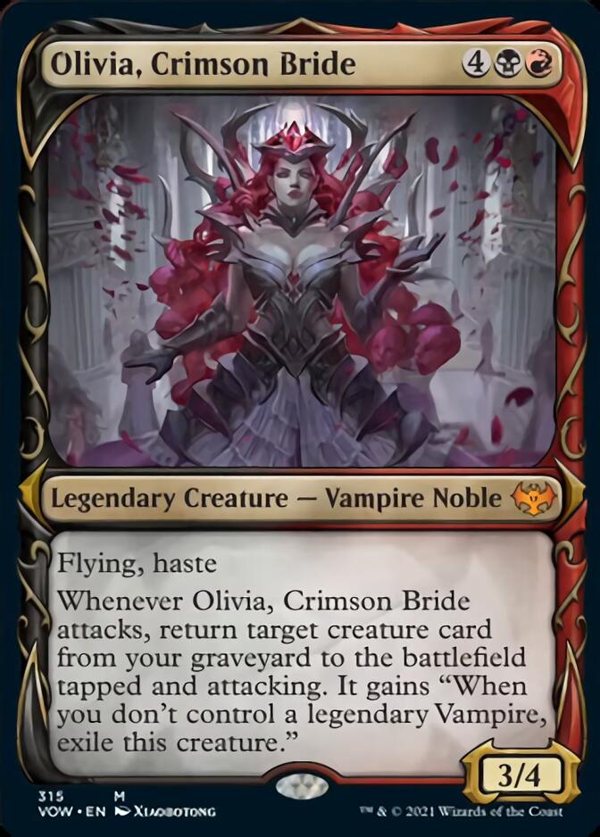 Olivia, Crimson Bride (Showcase Fang Frame) [Innistrad: Crimson Vow] | Chromatic Games