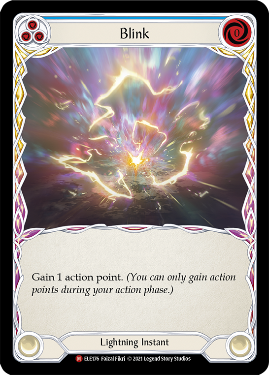 Blink [ELE176] (Tales of Aria)  1st Edition Rainbow Foil | Chromatic Games