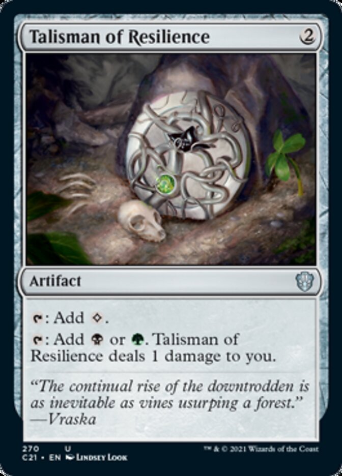 Talisman of Resilience [Commander 2021] | Chromatic Games