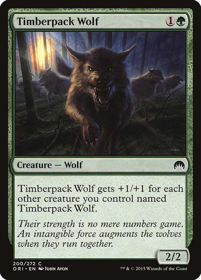 Timberpack Wolf [Magic Origins] | Chromatic Games