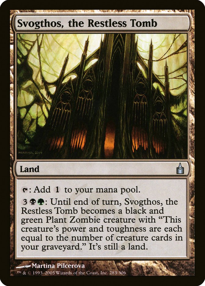 Svogthos, the Restless Tomb [Ravnica: City of Guilds] | Chromatic Games