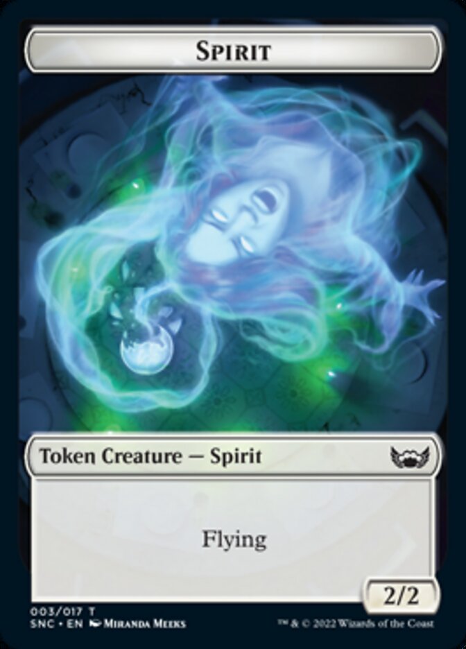 Spirit Token [Streets of New Capenna Tokens] | Chromatic Games