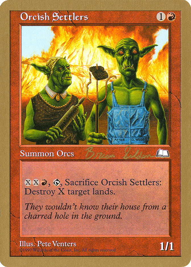 Orcish Settlers (Brian Selden) [World Championship Decks 1998] | Chromatic Games