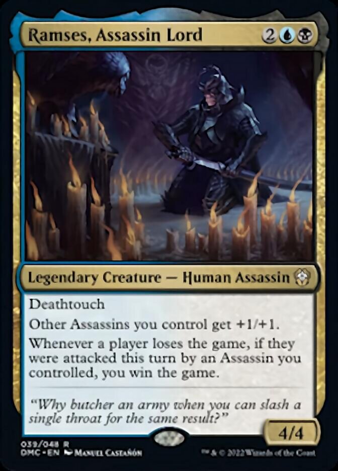 Ramses, Assassin Lord [Dominaria United Commander] | Chromatic Games