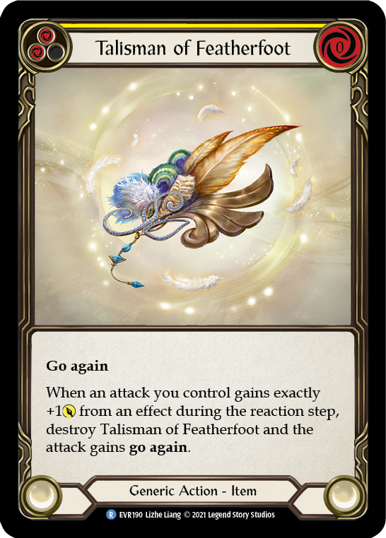 Talisman of Featherfoot [EVR190] (Everfest)  1st Edition Cold Foil | Chromatic Games