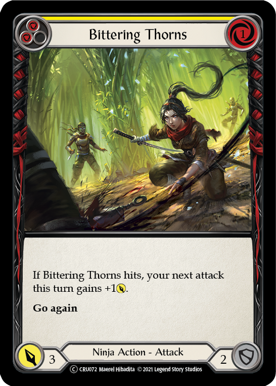 Bittering Thorns [U-CRU072] (Crucible of War Unlimited)  Unlimited Normal | Chromatic Games