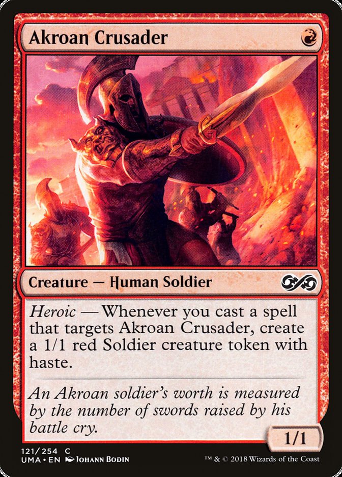 Akroan Crusader [Ultimate Masters] | Chromatic Games