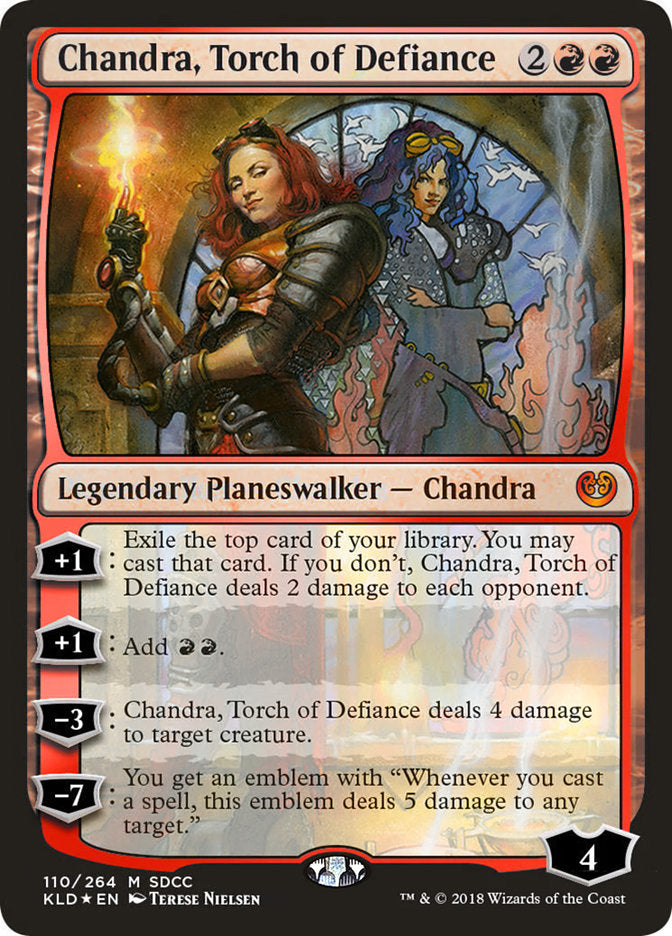 Chandra, Torch of Defiance [San Diego Comic-Con 2018] | Chromatic Games