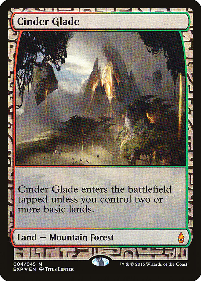 Cinder Glade [Zendikar Expeditions] | Chromatic Games