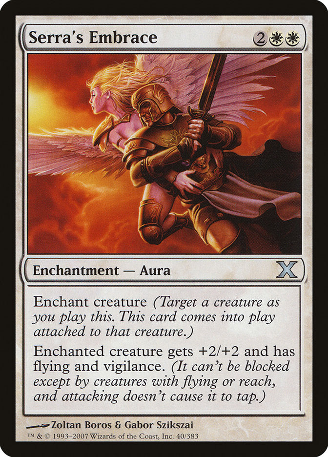 Serra's Embrace [Tenth Edition] | Chromatic Games