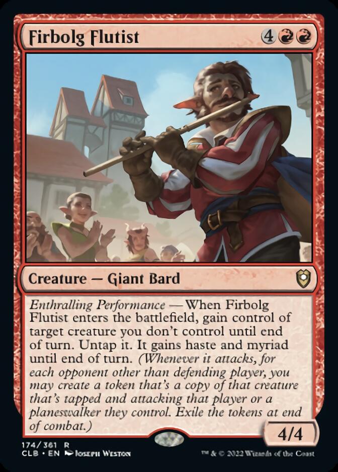 Firbolg Flutist [Commander Legends: Battle for Baldur's Gate] | Chromatic Games