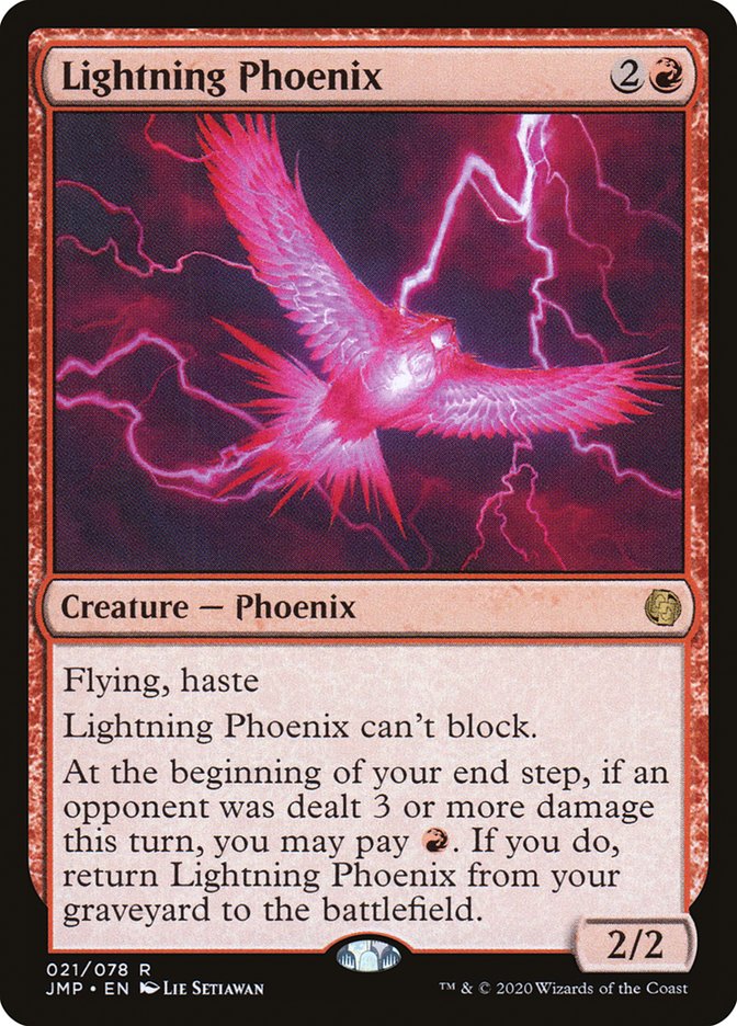 Lightning Phoenix [Jumpstart] | Chromatic Games