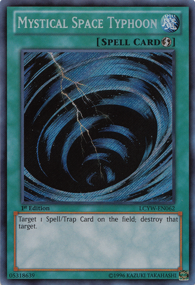 Mystical Space Typhoon [LCYW-EN062] Secret Rare | Chromatic Games