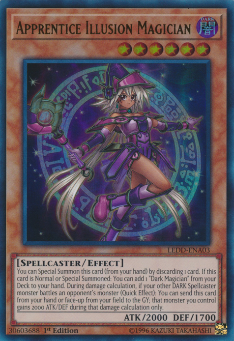 Apprentice Illusion Magician [LEDD-ENA03] Ultra Rare | Chromatic Games