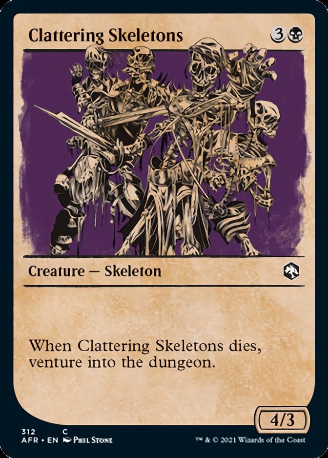 Clattering Skeletons (Showcase) [Dungeons & Dragons: Adventures in the Forgotten Realms] | Chromatic Games