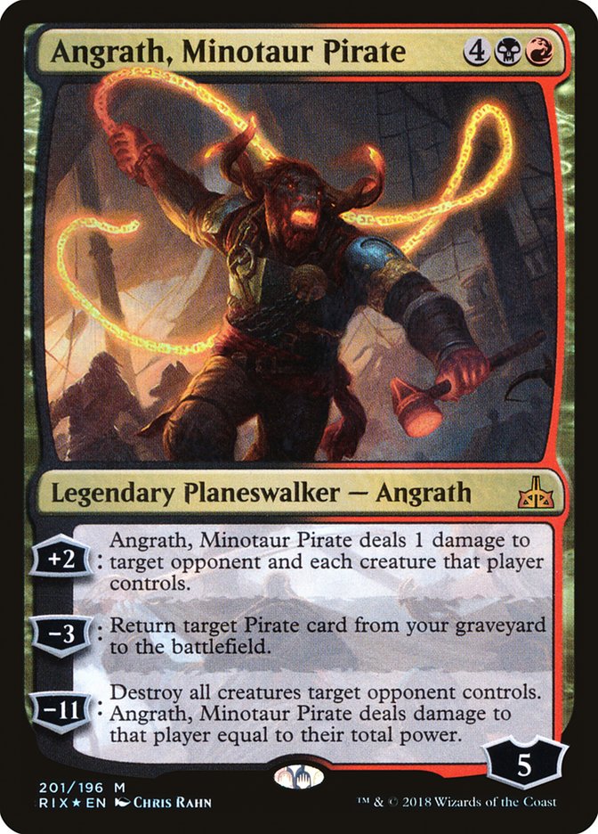 Angrath, Minotaur Pirate [Rivals of Ixalan] | Chromatic Games