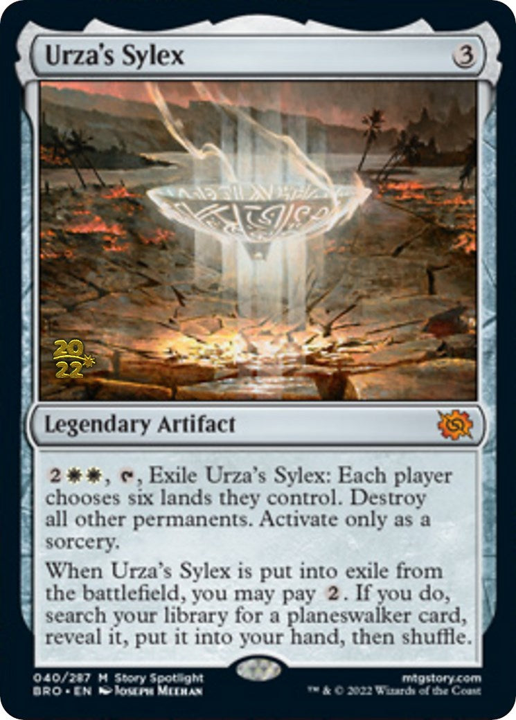 Urza's Sylex [The Brothers' War Prerelease Promos] | Chromatic Games