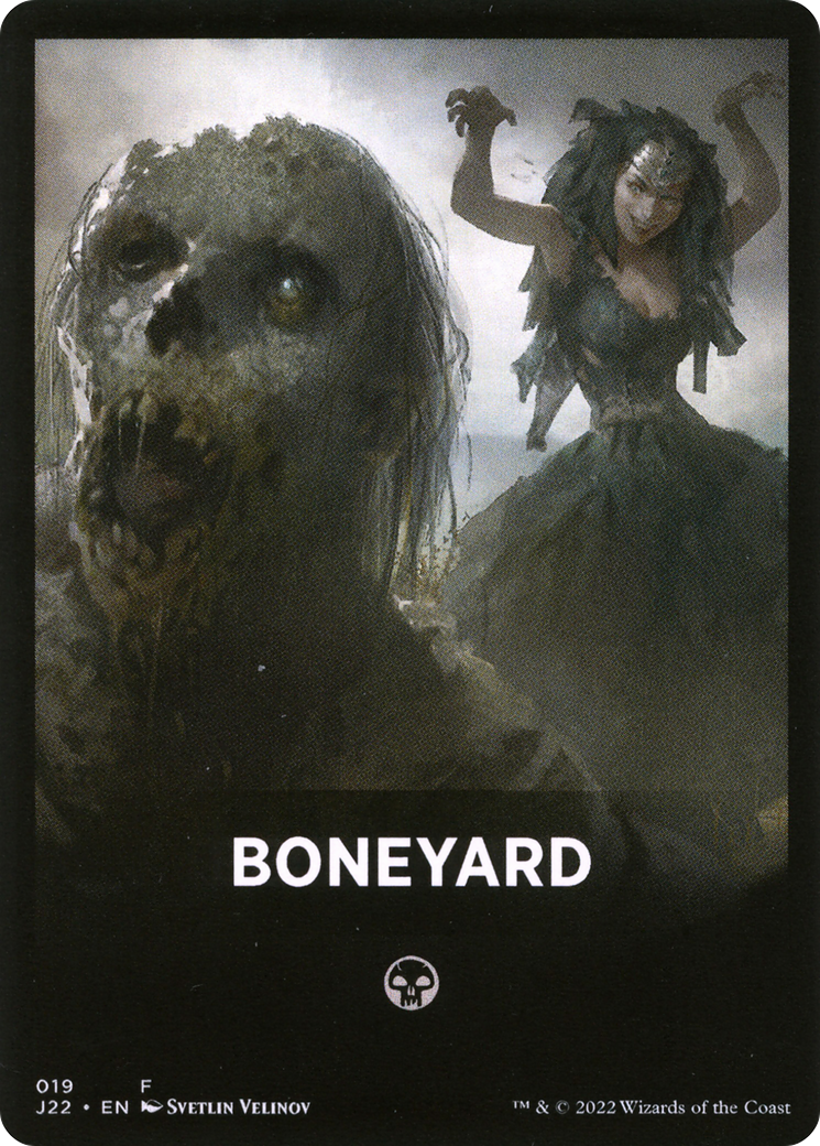 Boneyard Theme Card [Jumpstart 2022 Front Cards] | Chromatic Games