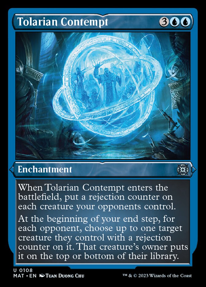 Tolarian Contempt (Foil Etched) [March of the Machine: The Aftermath] | Chromatic Games