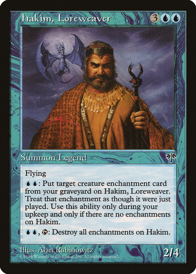 Hakim, Loreweaver [Mirage] | Chromatic Games