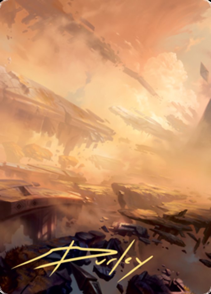 Plains 1 Art Card (Gold-Stamped Signature) [Zendikar Rising Art Series] | Chromatic Games