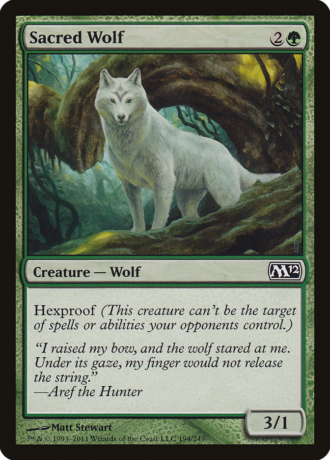 Sacred Wolf [Magic 2012] | Chromatic Games