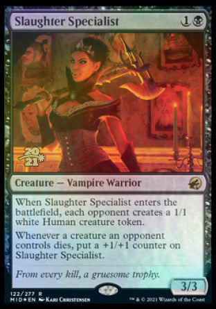 Slaughter Specialist [Innistrad: Midnight Hunt Prerelease Promos] | Chromatic Games