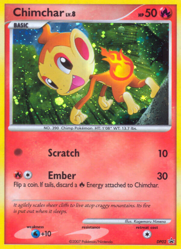 Chimchar (DP02) [Diamond & Pearl: Black Star Promos] | Chromatic Games